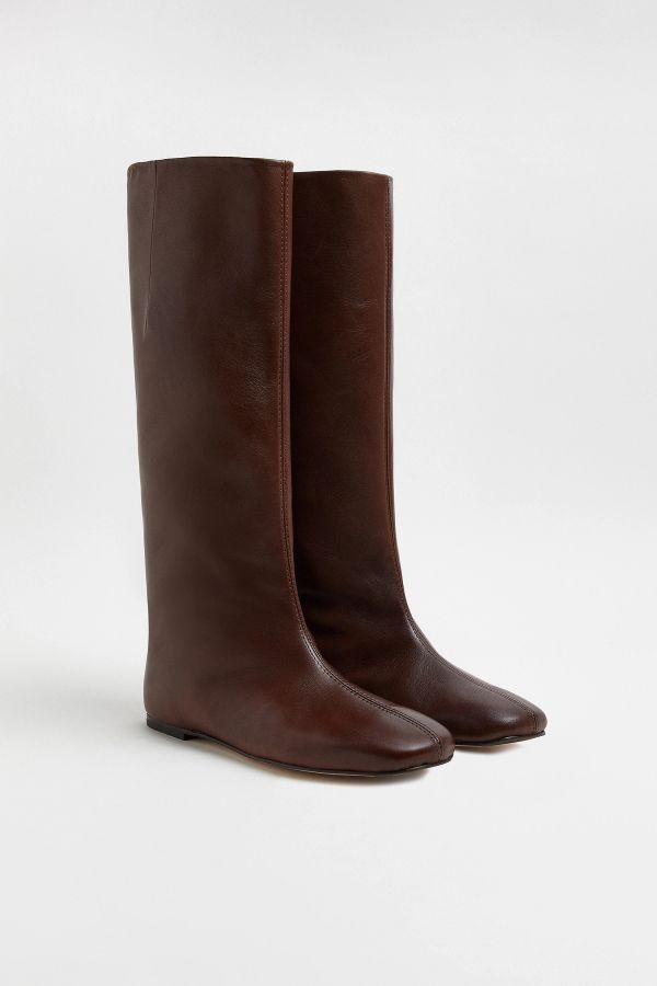 Miista Severine Boots Brown Soft Nappa Leather