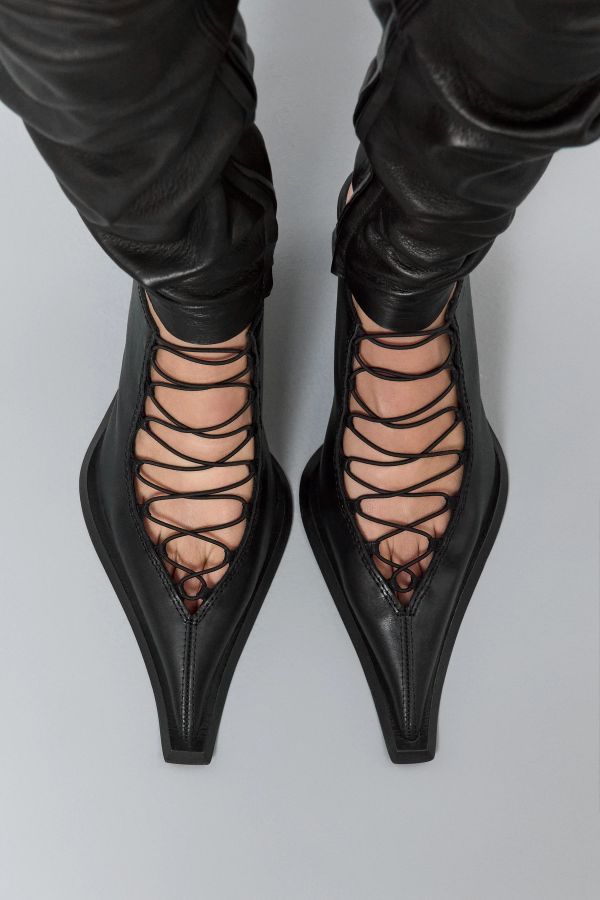 Miista Sherri Mules Black Leather