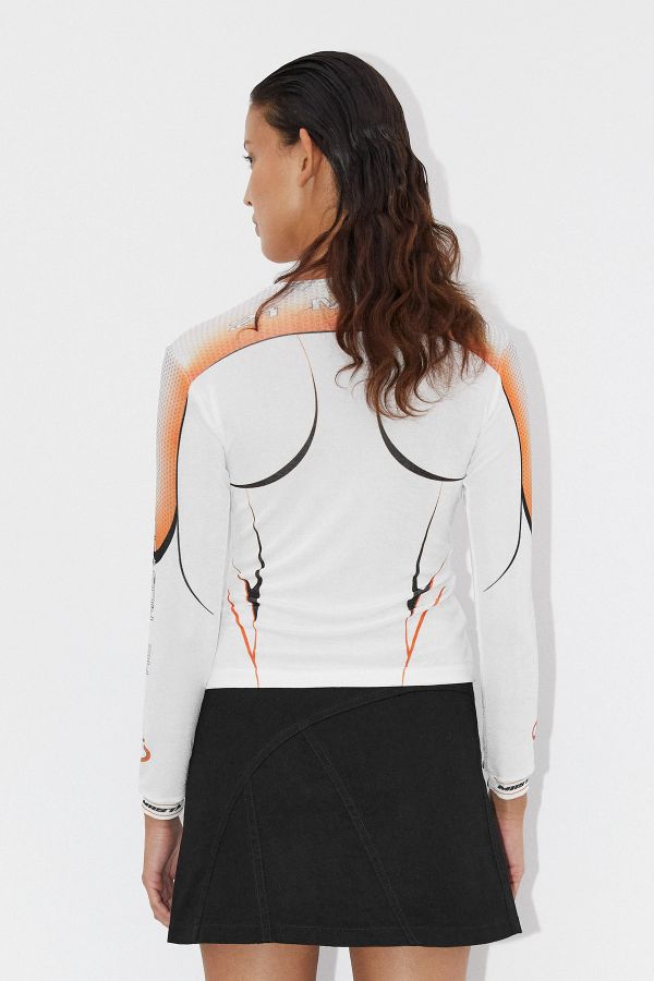 Miista Therese Top White Orange Stretch