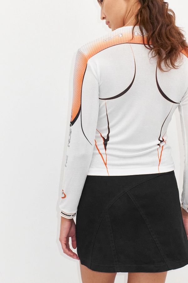 Miista Therese Top White Orange Stretch