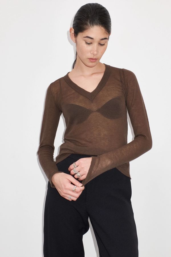 Miista Ursa Jumper Brown Light Merino