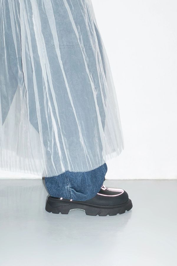 Miista Valle Brogues Black Nappa & Rubber