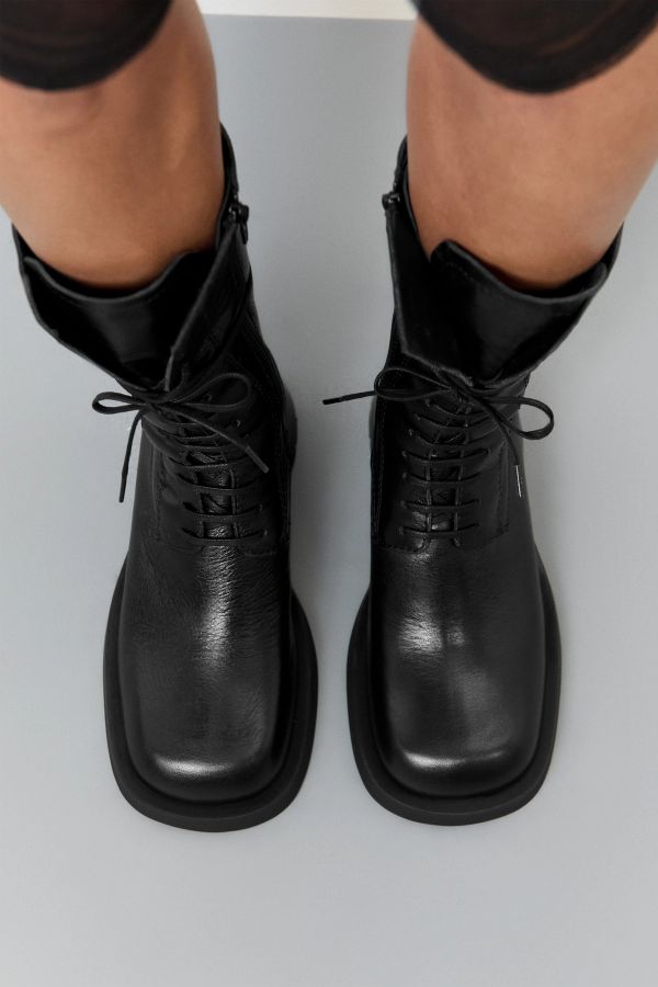 Miista Vel Boots Black Natural Leather