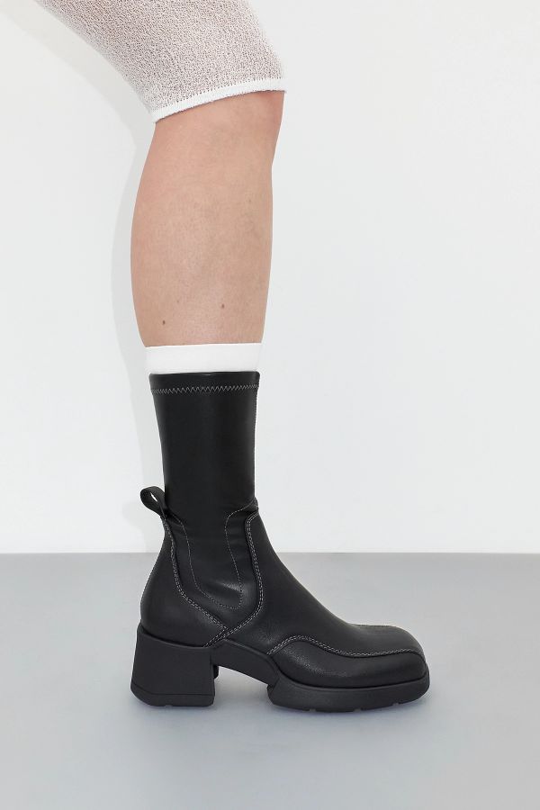 Miista Viken Boots Black Stretch Leather