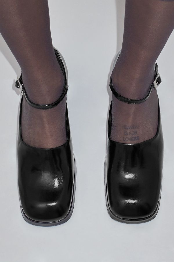 Miista Yara Courts Black Patent Shiny Leather