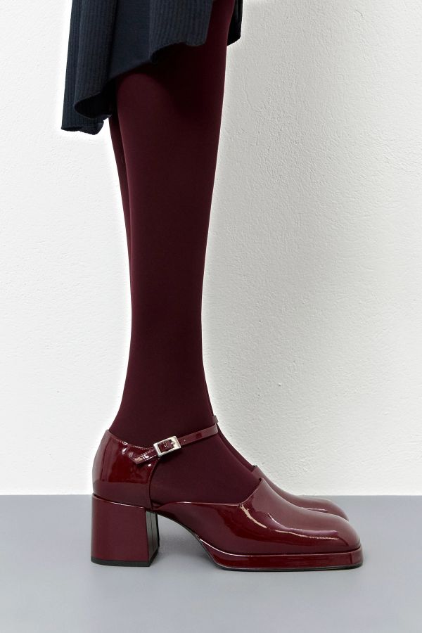 Miista Yara Courts Burgundy Patent Leather