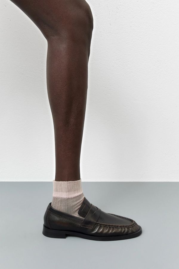 Miista Zita Loafers Brown Brushed Leather