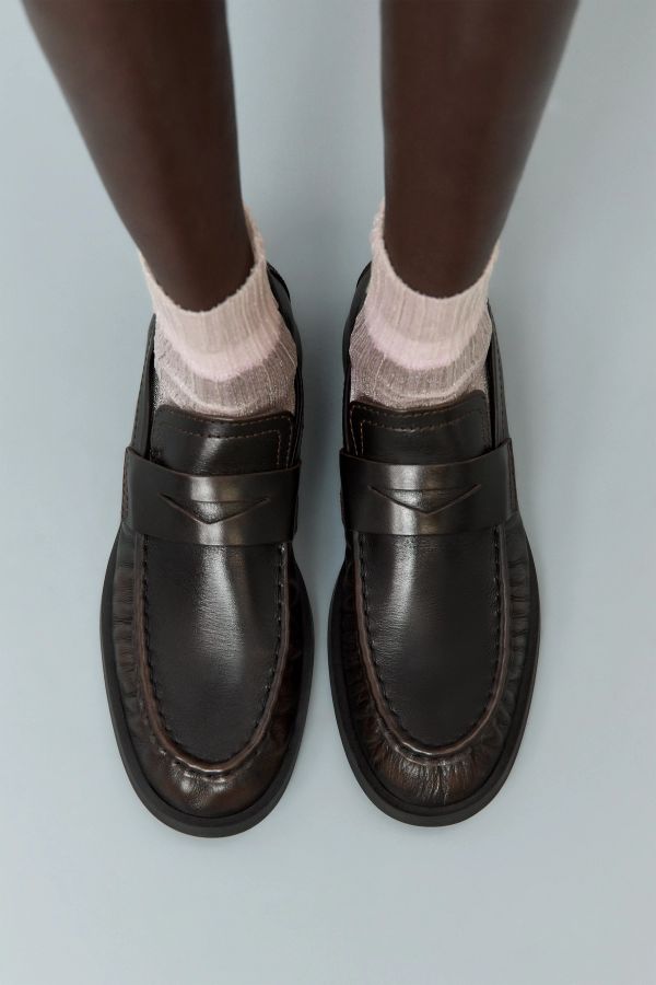 Miista Zita Loafers Brown Brushed Leather