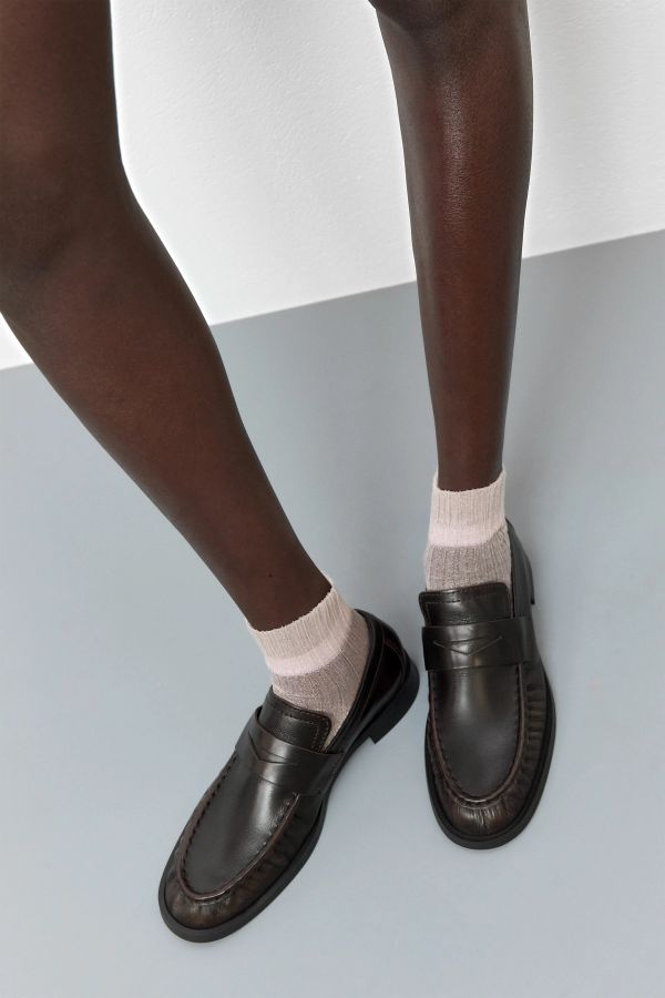 Miista Zita Loafers Brown Brushed Leather