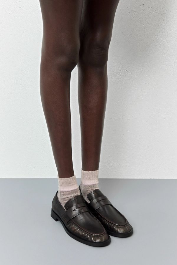 miista Zita Loafers Brown Brushed Leather