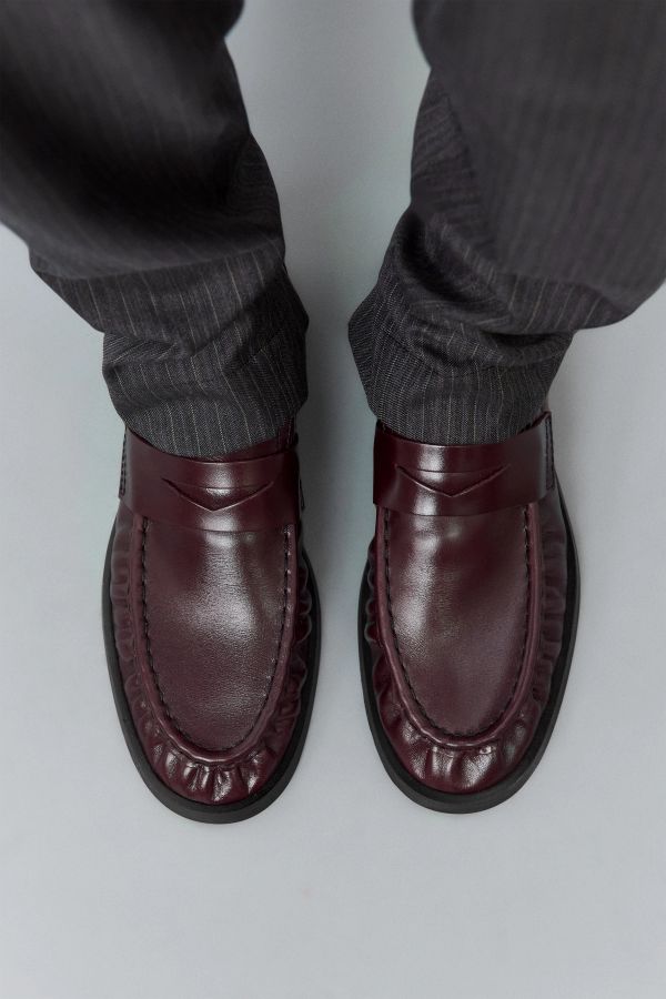 Miista Zita Loafers Burgundy Leather