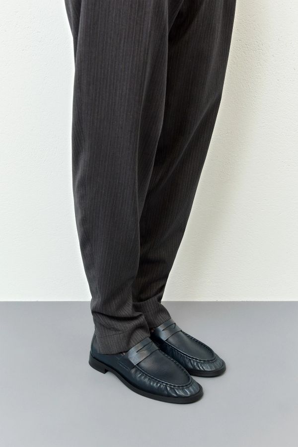 Miista Zita Loafers Navy Leather