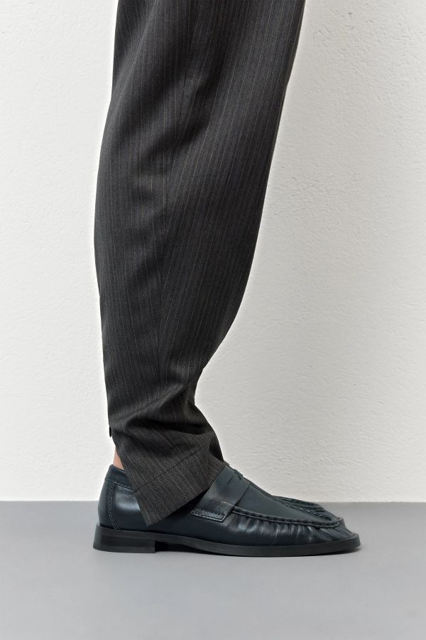 Miista Zita Loafers Navy Leather