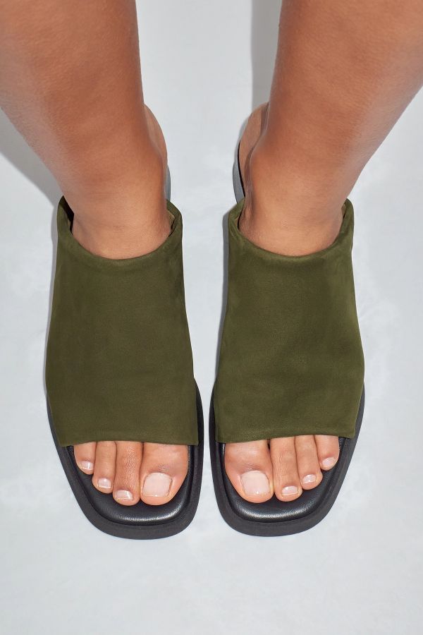 Miista Zooey Mules Khaki Nappa