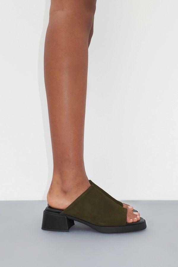 Miista Zooey Mules Khaki Nappa