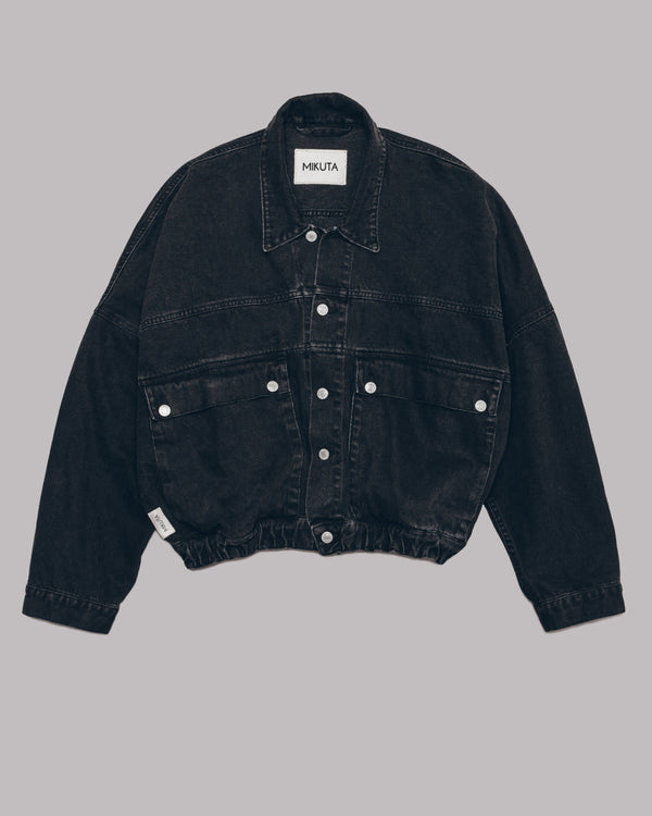 Mikuta The Black Denim Jacket