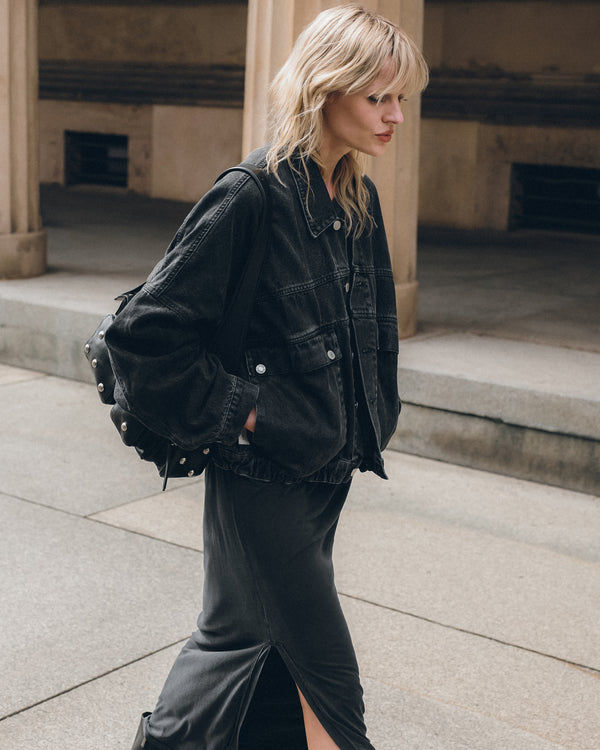 Mikuta The Black Denim Jacket