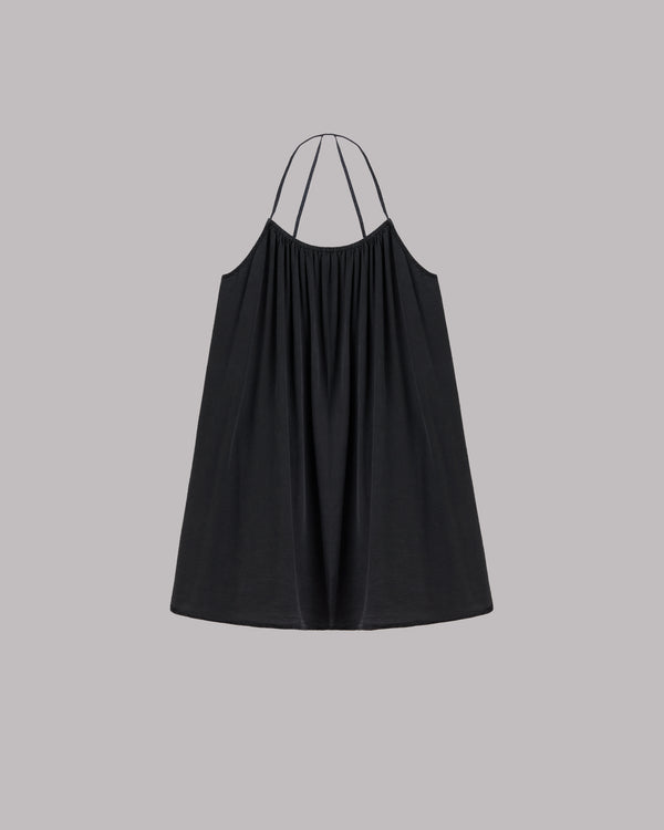 Mikuta The Black Short Beach Dress