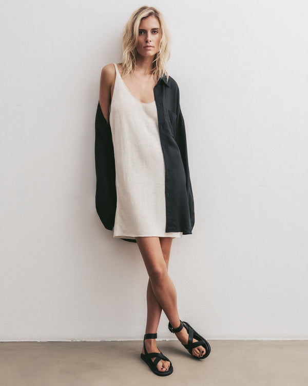 Mikuta The Black Strappy Leather Sandals