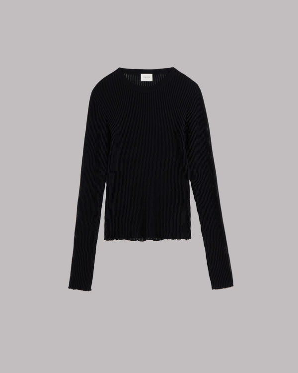 Mikuta The Black Striped Thin Longsleeve