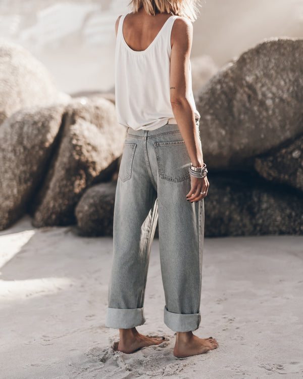 Mikuta The Blue Baggy Jeans