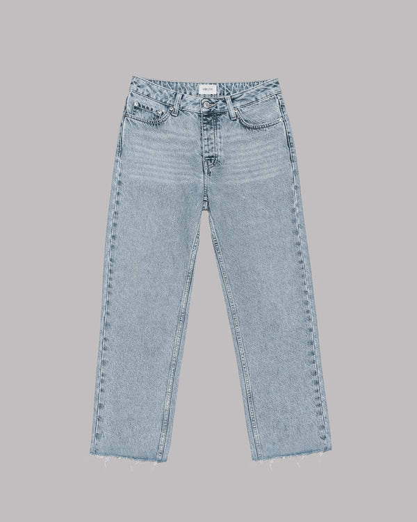 Mikuta The Blue Cropped Straight Jeans