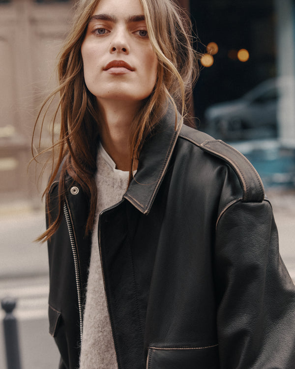 Mikuta The Brown Vintage Leather Jacket