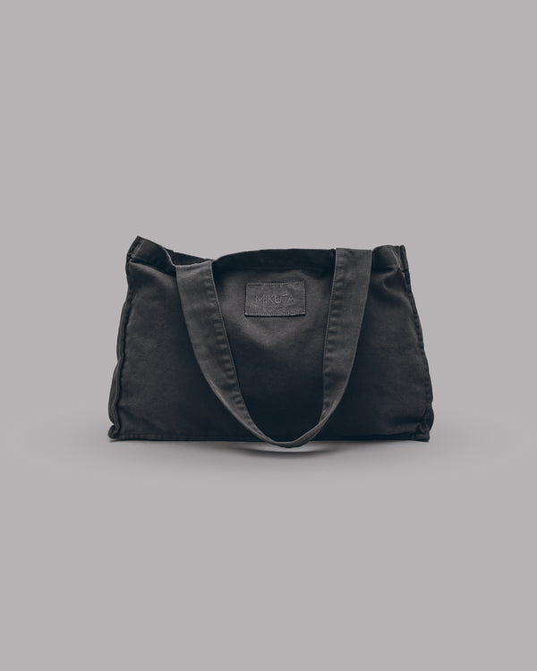 mikuta The Charcoal Small Canvas Bag