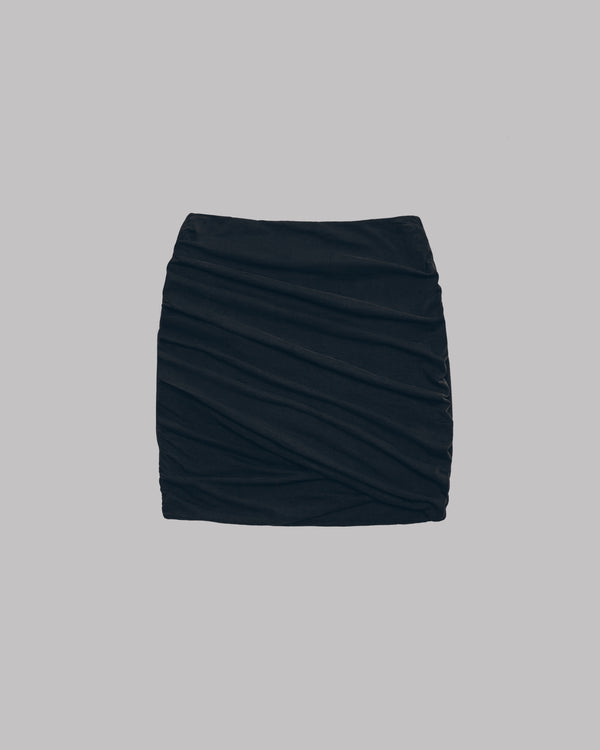 Mikuta The Dark Draped Skirt