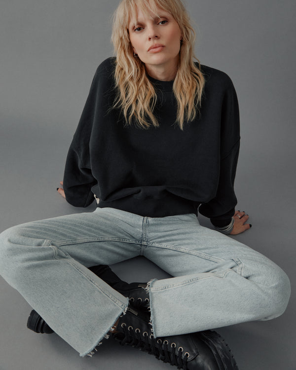 Mikuta The Dark Embroidered Standard Sweater