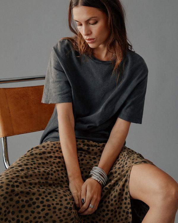 Mikuta The Dark Faded Dry Cotton Vintage T-Shirt