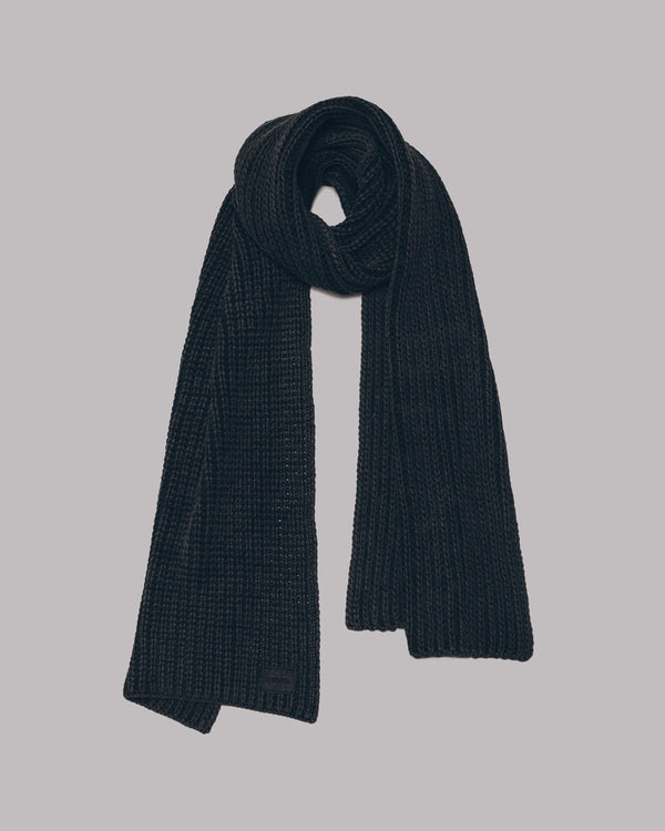 Mikuta The Dark Faded Knit Scarf