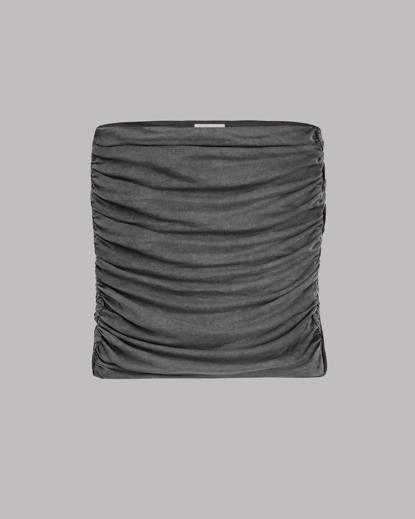 Mikuta The Dark Faded Ruched Bandeau Top