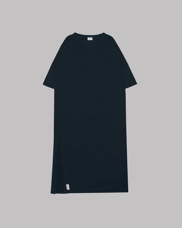 Mikuta The Dark Long Loose T-Shirt Dress