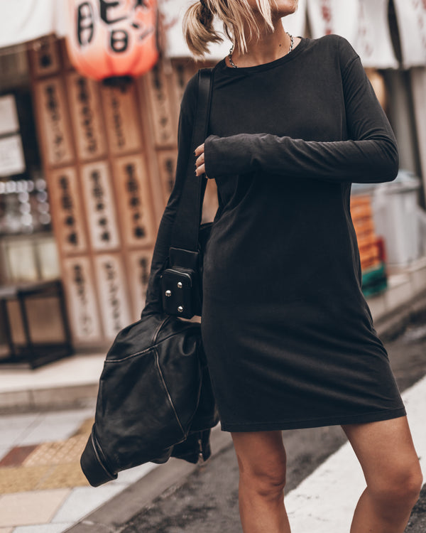 Mikuta The Dark Short Longsleeve Dress