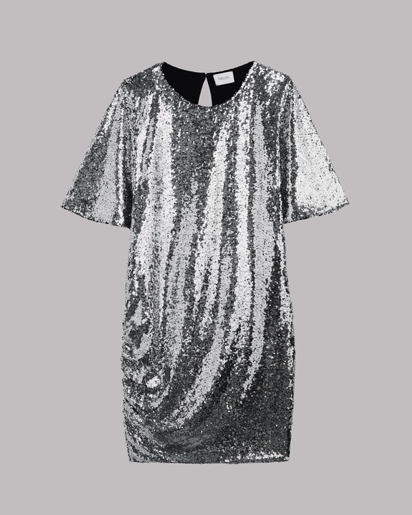 Mikuta The Dark Short Sequin Dress