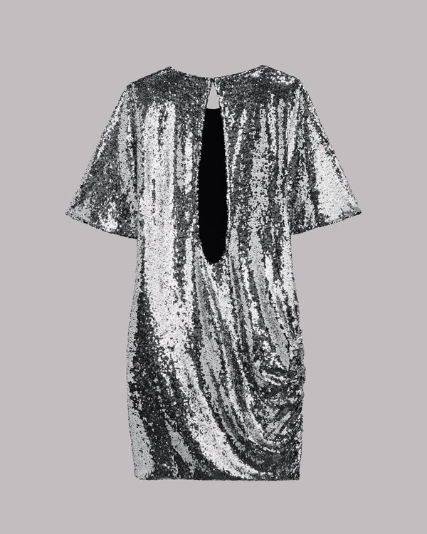 Mikuta The Dark Short Sequin Dress