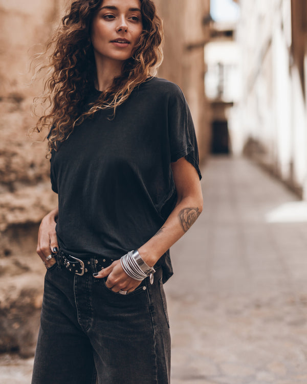 mikuta The Dark Thin Batwing T-Shirt