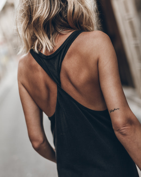 Mikuta The Dark Twisted Tank Dress