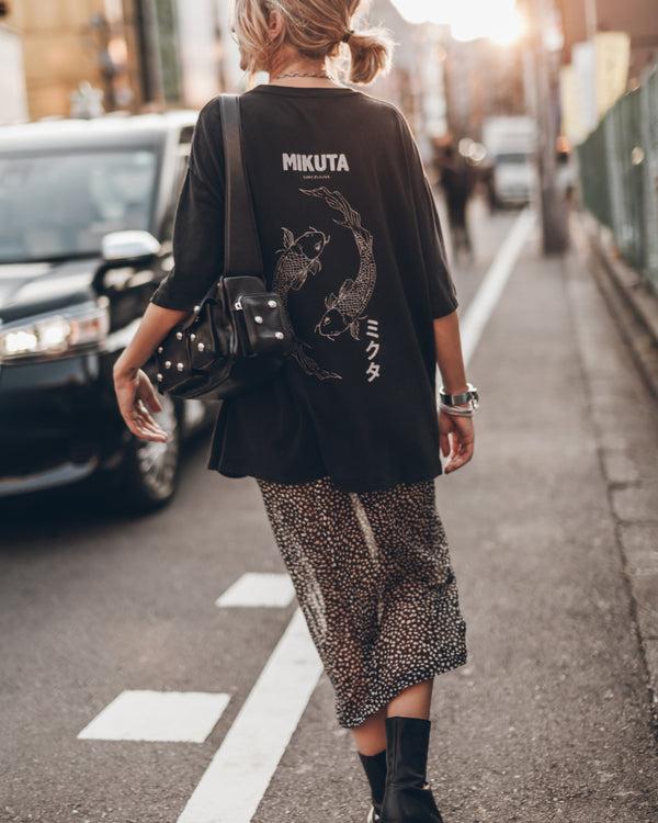 Mikuta The Dotted Long Mesh Skirt