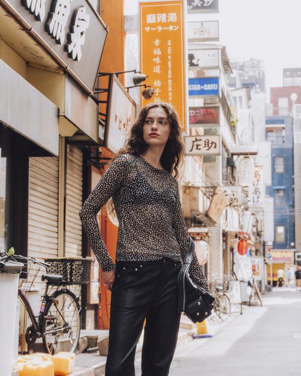 Mikuta The Dotted Mesh Longsleeve