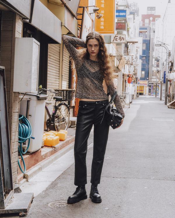 Mikuta The Dotted Mesh Longsleeve