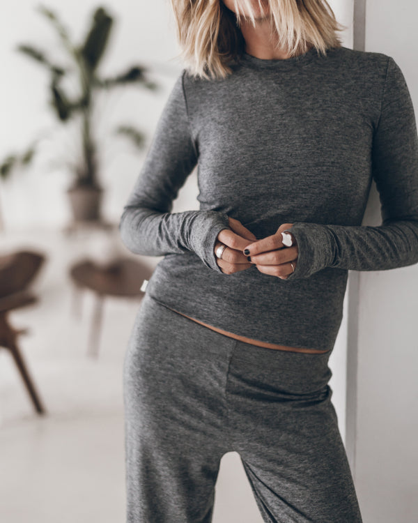 mikuta The Grey Comfy Longsleeve