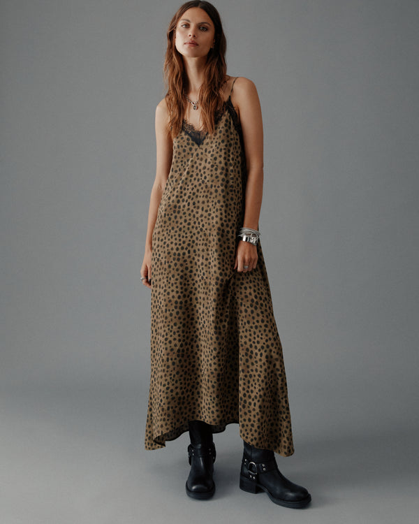 Mikuta The Leo Laced Long Slip Dress