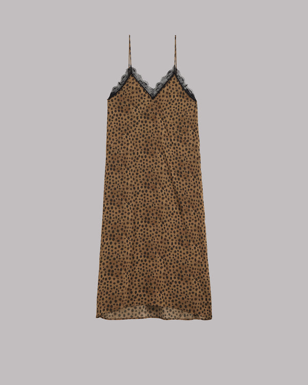 Mikuta The Leo Laced Long Slip Dress