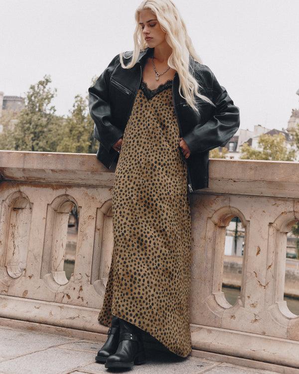 Mikuta The Leo Laced Long Slip Dress