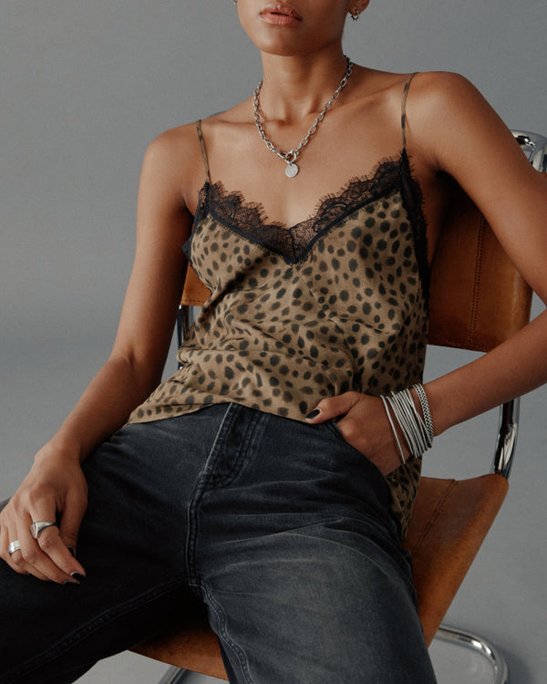 Mikuta The Leo Laced Slip Top