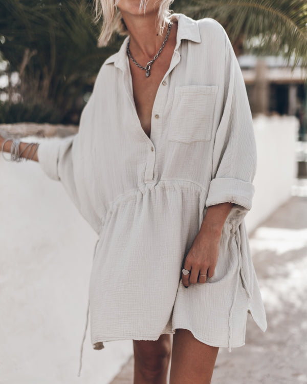mikuta The Light Original Shirt Dress