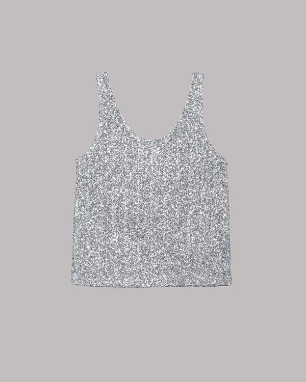 Mikuta The Light Sequin Base Tank Top