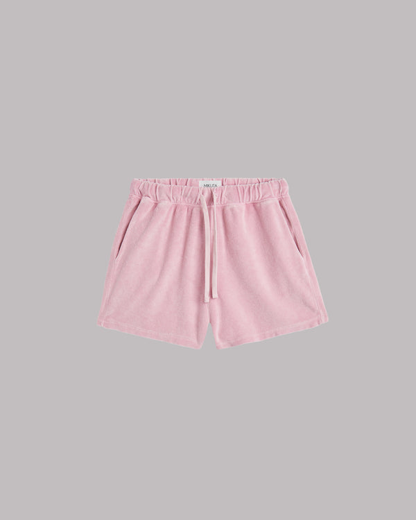 Mikuta The Pink Toweling Co-Ord Shorts